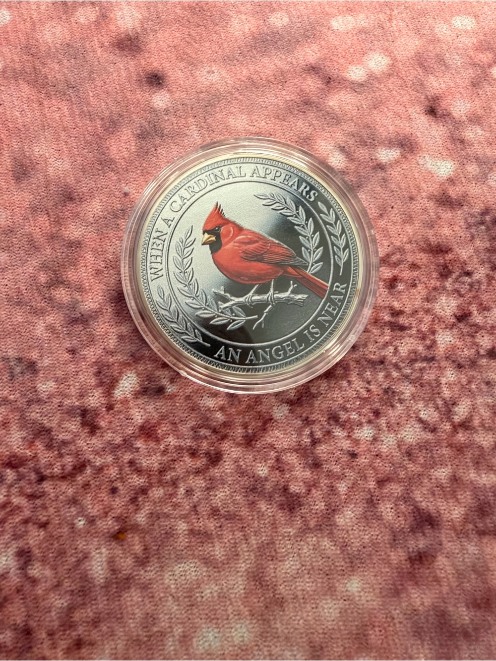 Red Cardinal Commemorative Coin - Picture 2 of 6